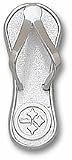 Gold Plated PITTSBURGH STEELERS LOGO FLIP FLOP 1"