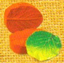 Silicone Sugar Leaf Molds, 2 piece Double Sided mould, for sugar or marzipan