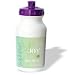 Patricia Sanders Inspirations - Green Joy Rising Inspirational Word Art- Affirmations - Water Bottles