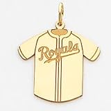 14K Kansas City Royals Sm Royals Jersey Charm