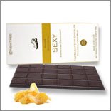 Gourmet Food : Dark Chocolate Bar with Ginger and Guarana - 73% Cocoa (SEXY)