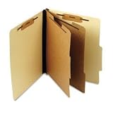 Pendaflex 03252 Pendaflex Manila Economy Classification Folders, Letter, 6-Section, 15/Box