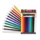 Jumbo Triangular Colored Pencils (12 pk) by Melissa & Doug