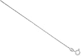 Sterling Silver 1 mm Italian Twisted Box Chain, NICKEL FREE. 7, 14, 16, 18, 20, 22, 24, 30