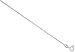 Sterling Silver 1 mm Italian Twisted Box Chain, NICKEL FREE. 7