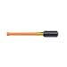 Klein Tool 646-1/4-INS 1/4-Inch Hex Insulated Cushion-Grip Hollow-Shank Nut Driver with 6-Inch shank