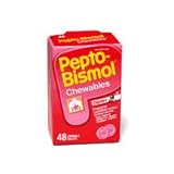 Pepto-Bismol Tablets,Cherry relief Heartburn - 48 Each