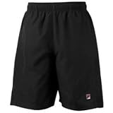 Fila Tennis Short Boys - Black Kids Sz 12/14