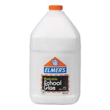 Elmer's E340 Elmer's Washable School Glue, 1 Gallon