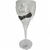 Review Dreamair  / Civil Partnership Gift Best Woman Single Wine Glass Bows