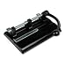 Master 1340PB 40-Sheet high-capacity power lever handle adjustable punch, 13/32 dia., black