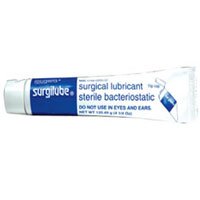 HealthPersonalCare: Fougera Surgilube Surgical Lubricant Sterile Bacteriostatic 4.25 Oz Flip Cap Tube/ pack, 4 pack