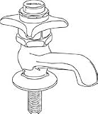 Tools & Hardware : Central Brass 0255-C Self-Closing Basin Faucet - Cold, Chrome