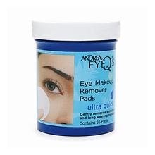 Andrea EyeQs Oil Free Makeup Remover Pads, Ultra Quick - 65 Ea