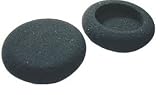 New Plantronics Replacement Ear Cushions 2Pack Includes 2 Foam Ear Cushions 2 Inches Round Black