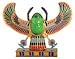 Egyptian Winged Scarab Collectible Ancient Egypt Figurine
