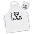 Oakland Raiders Tailgate Barbecue (BBQ) Grilling Apron/Mitt Set NFL
