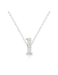 Micro-Pave Initial L Pendant Necklace