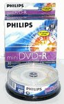 10 Philips Mini Dvd-r for Sony/hitachi Cam