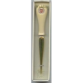 Wedding Stationery Gilt Paper Knife Gift Boxed