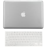 TopCase 2 in 1 Rubberized Hard Case Cover and Keyboard Cover for Macbook Pro 15" A1286 (Case NOT for Retina Display) with TopCase Mouse Pad (Macbook Pro 15" A1286, Clear)