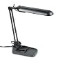 Catalina Lighting 12036001028 Flexible fluorescent organizer lamp, 16-1/5 high, matte black
