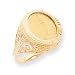 14k 1/10th American Eagle Coin Ring - Size 8