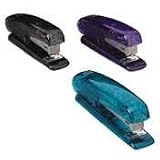 Half Strip Stapler, Standard Staples, 105 Capacity, Smoke