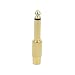 HDE&reg; Gold Plated 6.35mm (1/4 inch) M Mono Plug to F RCA Jack Adapter