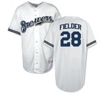 Prince Fielder Milwaukee Brewers Youth Jersey