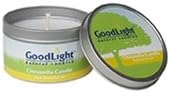 GoodLight Natural Candles, Citronella Tin Candle, 8-Pack