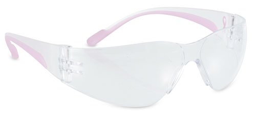 Pink Safety Glasses - Eva Series Petite - Clear Hard Coat Lenses