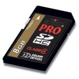 Delkin 8 GB Secure Digital Pro, Class 4 75x SDHC Memory Card.