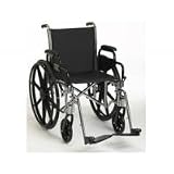 Guardian Easy Care 3000 Lightweight Wheelchair with Elevating Leg Rests, 18 X 16