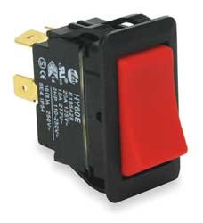 Power First 2LNE9 Rocker Switch, Maintained, DPST, 20/15A