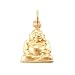 Small Sitting Laughing Buddha Pendant or Charm in Gold Vermeil, #8149