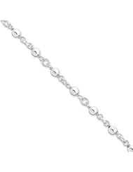 Sterling Silver Bead & Ball Bracelet QG1628-7"