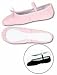 Infant/Child Black Deluxe Leather Ballet Shoes (Set of 2 Pairs)