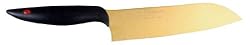 Chroma Kasumi Titanium: 7" Santoku Knife - Gold