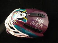 Signed Fedorov, Sergei (Anaheim Mighty Ducks) Mini Goalie Helmet