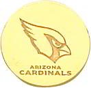 14K Gold NFL Arizona Cardinals Logo Tie Tac