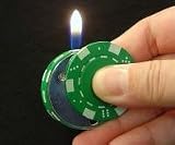 Poker chip lighter