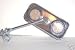 Rectangle Chrome Mirror with Smoke Reflector Bike Bicycle