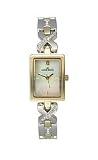 AK Anne Klein Two-Tone Bracelet Mother-of-Pearl Dial Women's Watch #9425MPTT