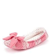 Space Dye Bow Ballet Pumps