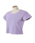 Pigment Dyed Cotton Ladies' Cropped Tee Shirt
