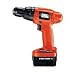 Black & Decker Inc B+D Cordless Drill 12v Hand Tools + Bag