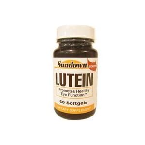 Sundown Naturals Lutein, 6mg, Softgels 60 ea