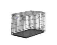 Midwest Container Select Triple Door Dog Crate Gray 36x23x25 Inch - 1336TD