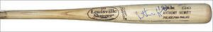 Anthony Hewitt Signed Game-Used Baseball Bat Phillies at Amazon.com